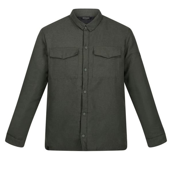 Regatta Mens Gawayne Insulated Shirt - Dark Khaki - 