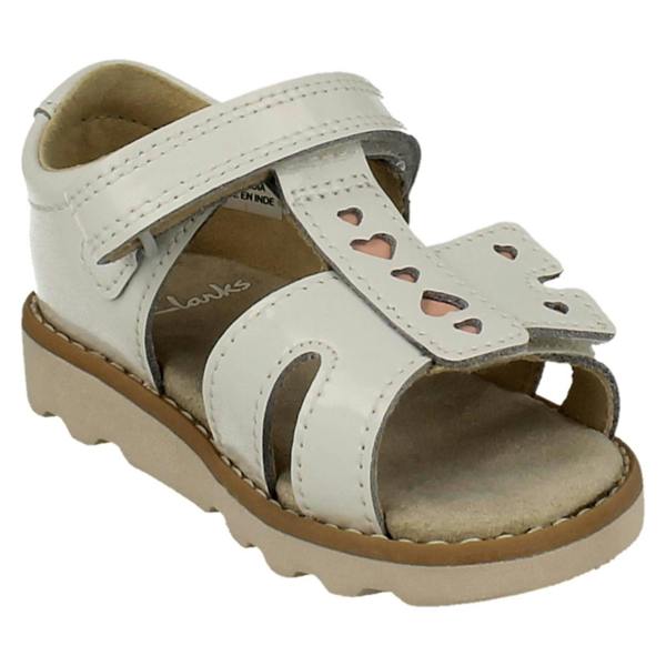 Clarks Girls Clarks Heart Detail Sandal Crown Beat T