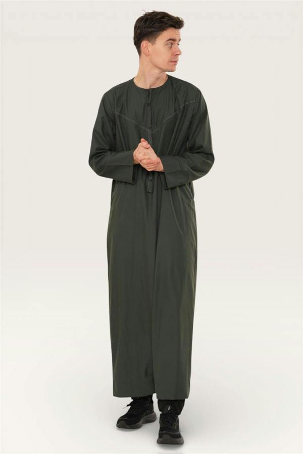 Infinity Leather Men's Ramadan Eid Moroccan Jubba Robe Djellaba Thobe - TT-008