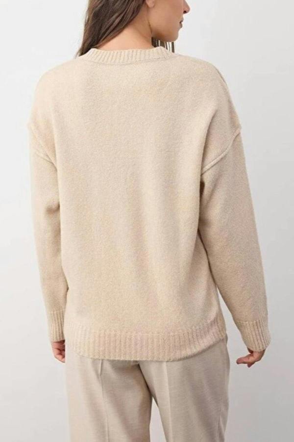 WOVCOR Premium Yarn Basic Knit Sweater