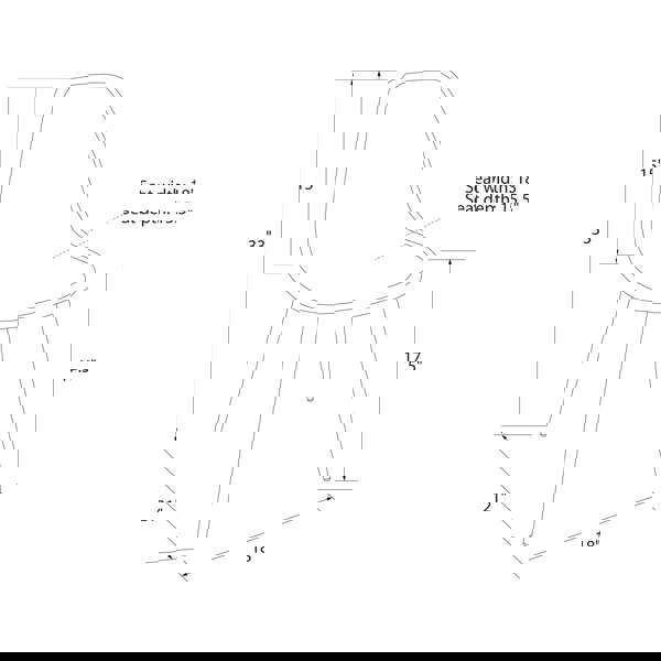 Dorel Home Copley Dining Chair in Plastic Black - 2 pieces