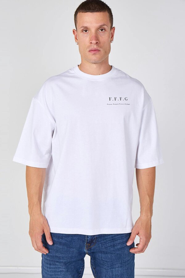 Elaina Fashion Heavyweight Oversized Graphic T-Shirt