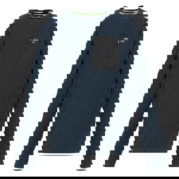 Regatta Mens Frankie Crew Neck Sweatshirt - Navy - 