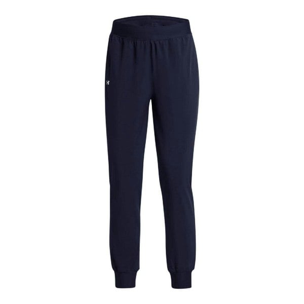 Under Armour Womens Rival Woven High Rise Jogging Bottoms - Black