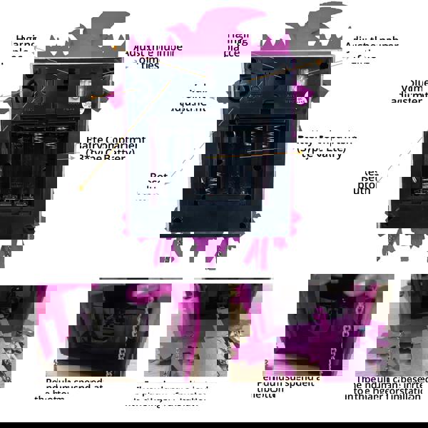 WALPLUS WC2056 - Pink Vintage Cuckoo Clock