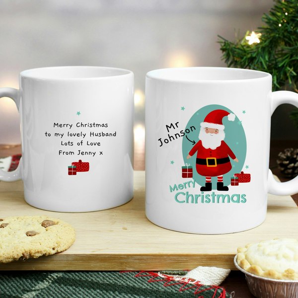 Personalised Memento Company Personalised Mr Claus Christmas Mug