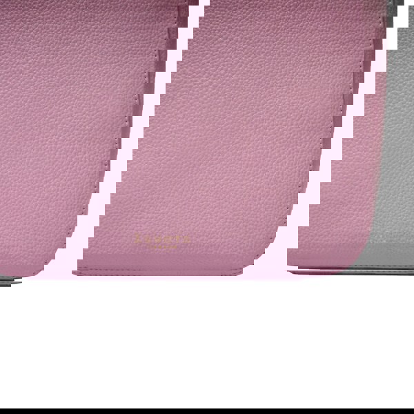 Assots London 'BIANCA' Pale Pink Pebble Grain Leather Slouchy Hobo Bag