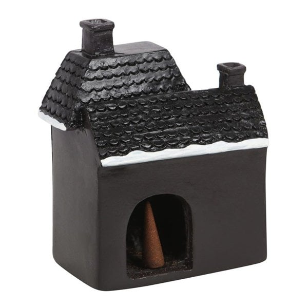 Serano Haunted Holiday House Incense Cone Burner