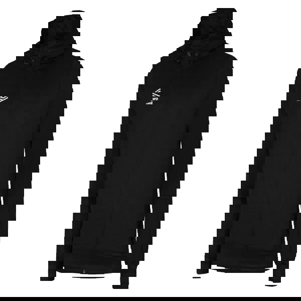 Umbro Mens Total Training Knitted Full Zip Hoodie - Black/White