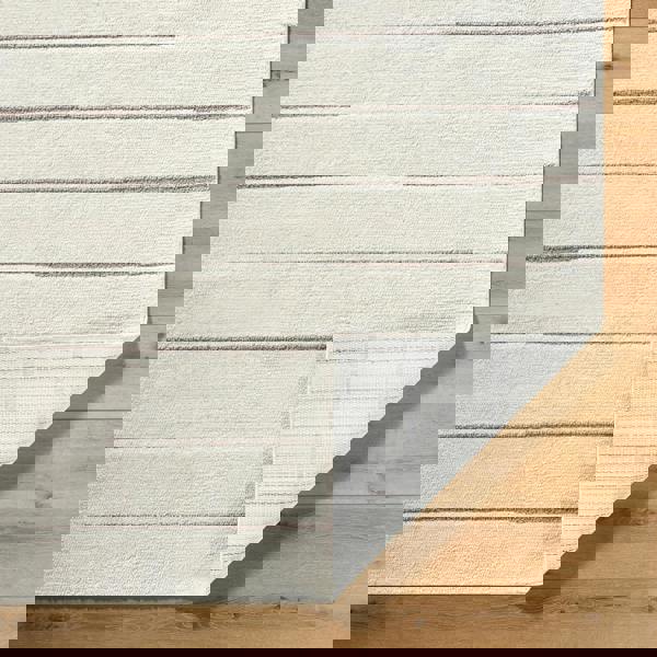 Livabliss Our Pnw Home Cascade-Modern Ivory Taupe Graphic High Pile Rug