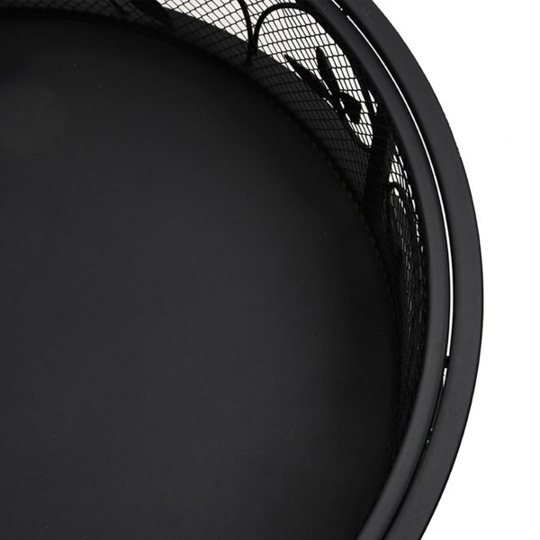 Berkfield Fire Pit with Poker 50 cm XXL Steel
