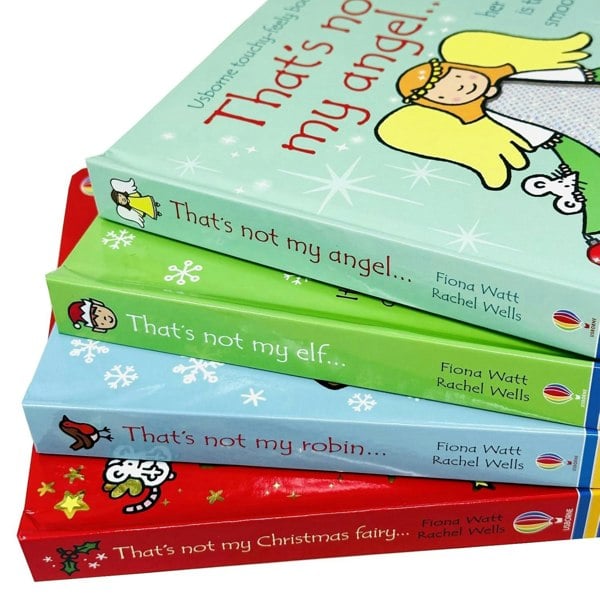 Touchy-Feely Thats not My Christmas 4 Book Set (Christmas Fairy, Robin, Elf & Angel)