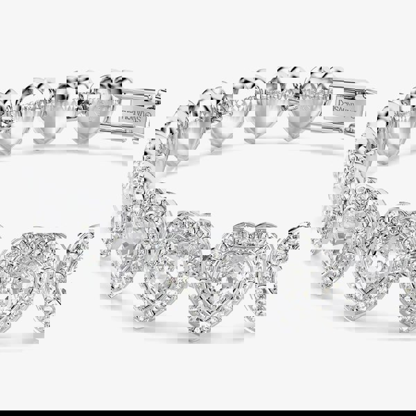 Swarovski Ariana Grande X Swarovski Capsule White Crystal Heart Bracelet 5720860