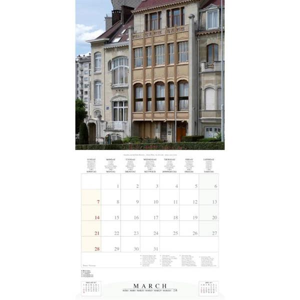 Art Nouveau Architecture Calendar 2027, Wall Calendars, Month To View, Art, Gift