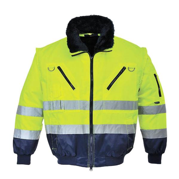 Hi-Vis 3-in-1 Contrast Pilot Jacket Portwest