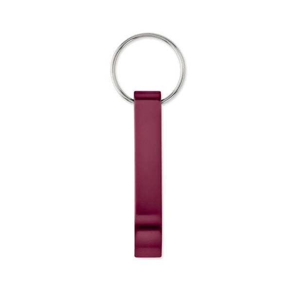 MidOcean Ovikey Recycled Aluminium Keyring - Burgundy - 