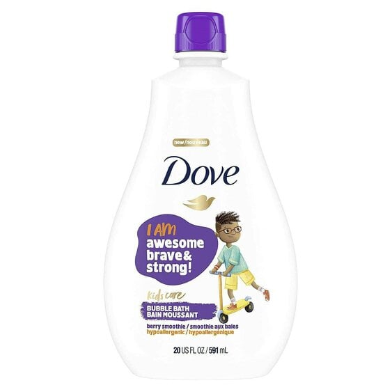 Dove Kids Care Bubble Bath Berry Smoothie Hypoallergenic Skin Care 591ml 3 Pack
