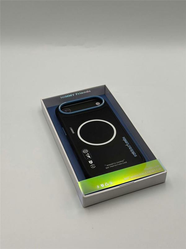 Nimmy Friends Nimmy Cool & Cute 2.0 Case with MagSafe for iPhone 17 Air 6.5" Black Blue - N-YJKM-CX2.0-IP17-AIR-01-A
