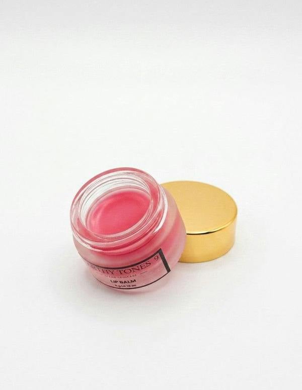 Earthy Tones 9 lip balm open jar