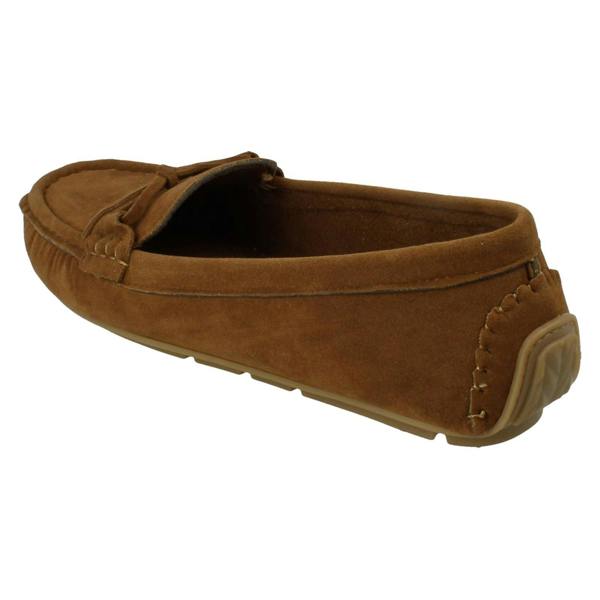 Spot On Ladies Spot On Lightweight Moccasins F3127