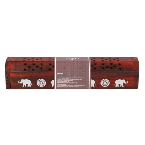 Serano Elephant Wooden Rosewood Incense Box Set