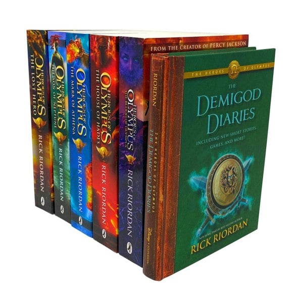 Penguin Heroes of Olympus Collection Rick Riordan 6 Books Set The Blood of Olympus