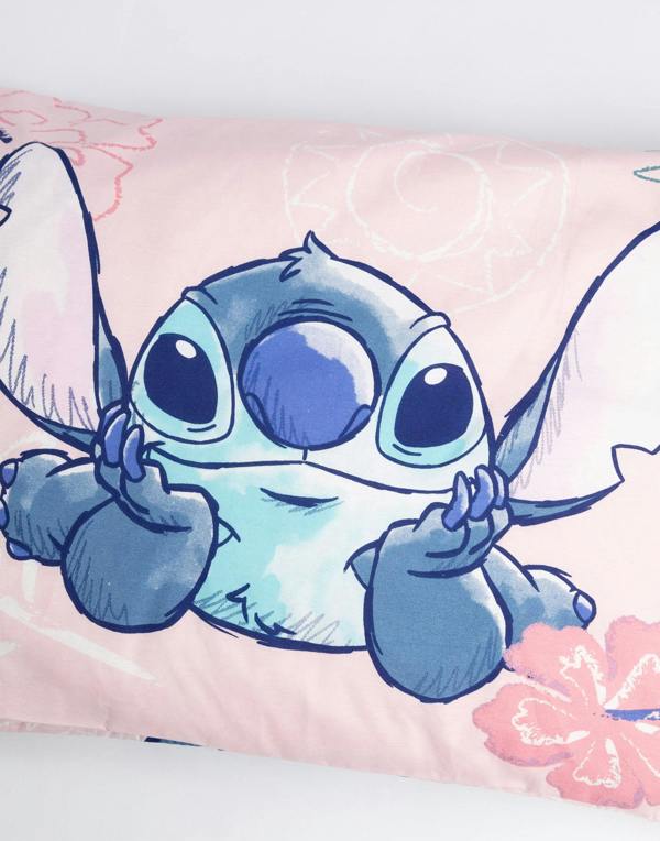 Vanilla Underground Lilo & Stitch Girls Pink Character Single Duvet Set (One Size)