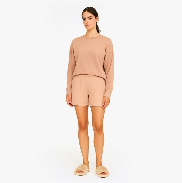Calvin Klein WOVEN VISCOSE Sleep Shorts Womens Black