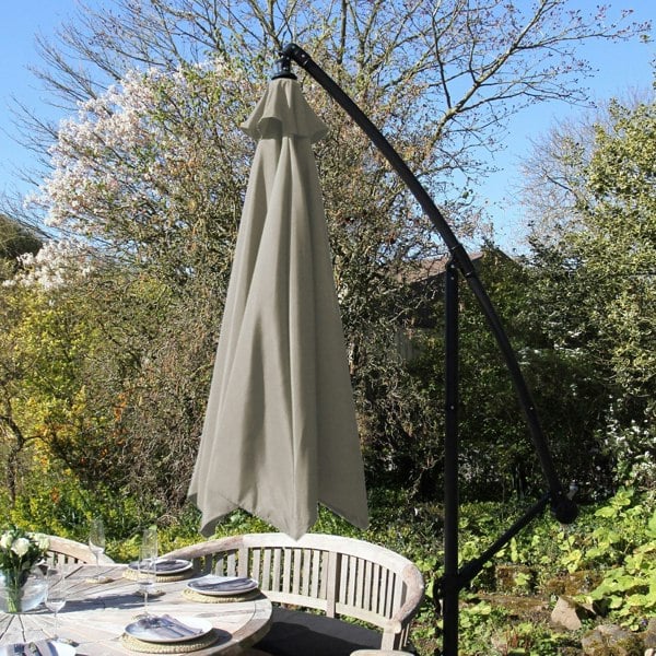 Monstershop Beige Cantilever Parasol