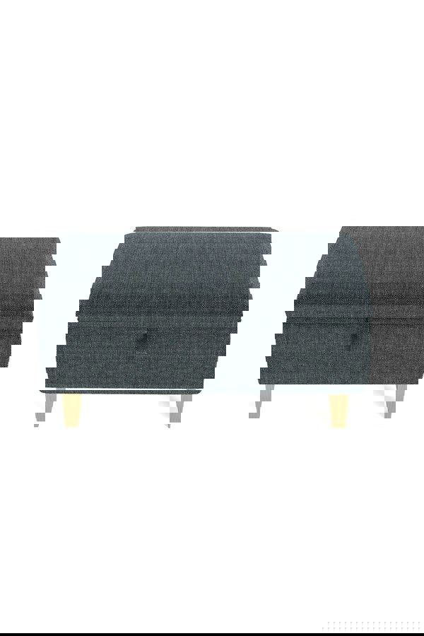 Living and Home Wide Rectangle Storage Ottoman Footstool