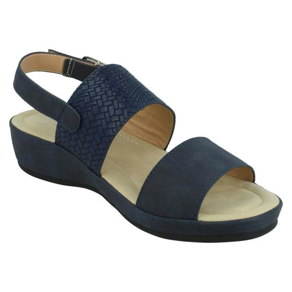 Spot On Ladies Spot On Low Wedge Mules F00287