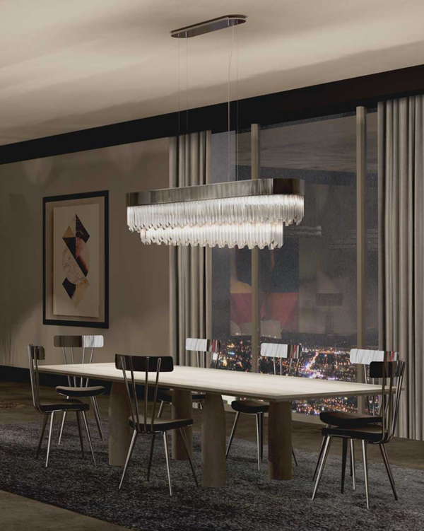 Castro Lighting Soberano Glass Suspension Light