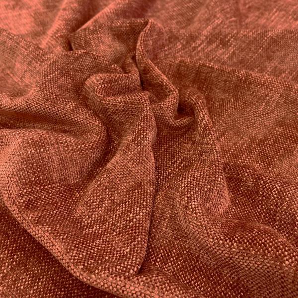 Sevilla fabric close-up in Vermillion