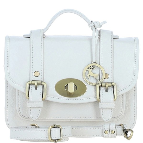 Stylish Real Leather Medium Satchel Bag: y-62