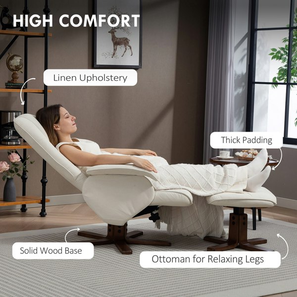 Recliner with Ottoman