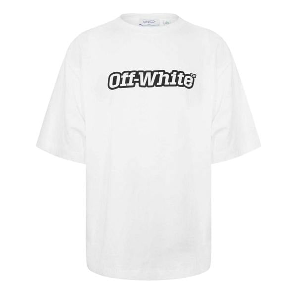Off White Mens Outline Skate T-Shirt - White/Black - 