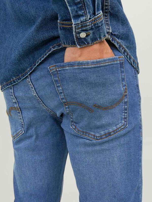 Jack & Jones Glenn Original 223 Slim Fit Jeans - Mid Blue