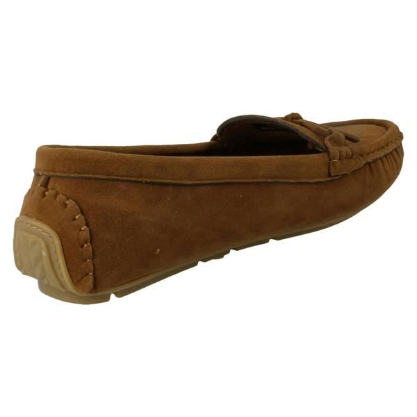 Spot On Ladies Spot On Lightweight Moccasins F3127