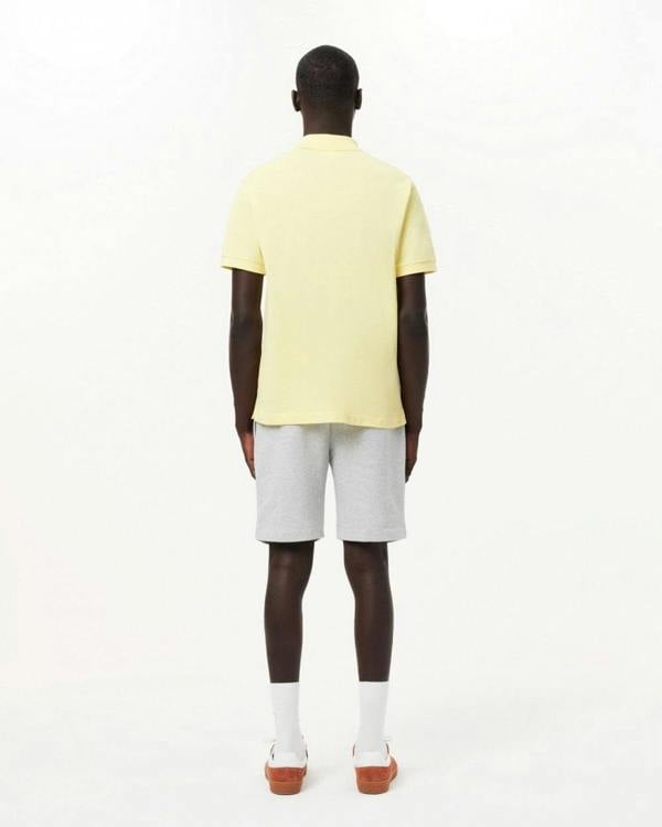 Lacoste Mens Fleece Shorts - Silver Chine CCA - CHO - Designer Mens Shorts