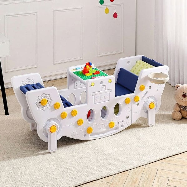 Multi in One Seesaw Slide Desk for Kids Living and Home