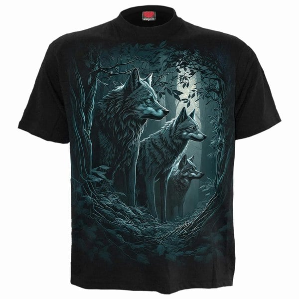 Spiral Direct Unisex Adult Forest Guardians T-Shirt - Black