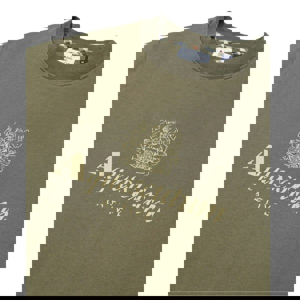 Aquascutum Active Big Logo Crewneck Army Green M