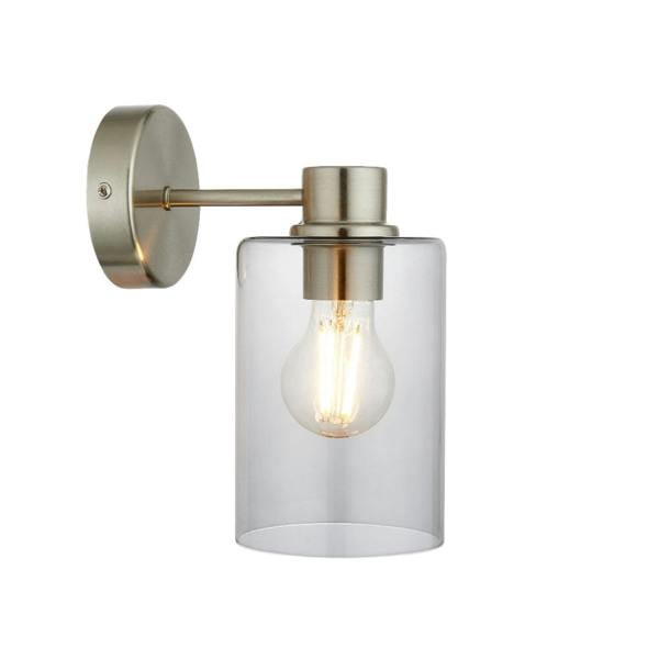 Pagazzi Lighting Kingsholm Brushed Satin Nickel Wall Light