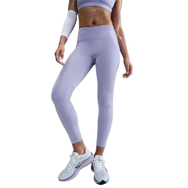 Nike Fast Mid Rise 7/8 Purple Leggings XS