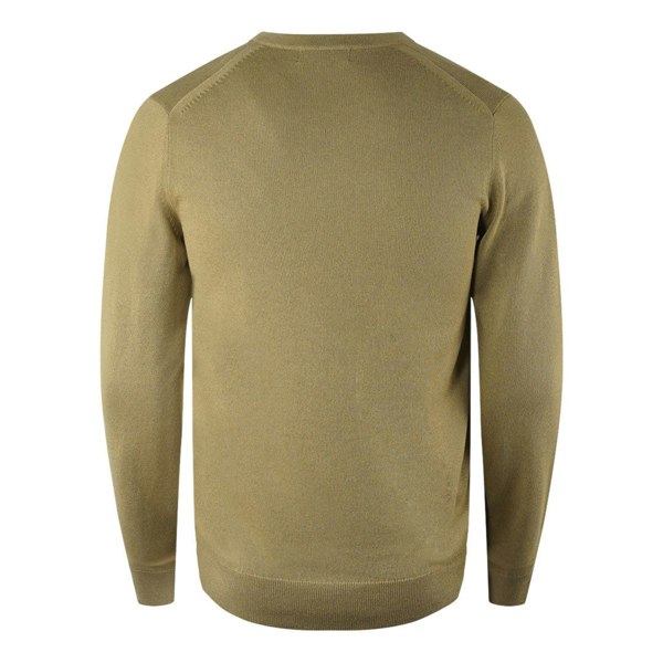 Fred Perry Warm Stone V-Neck  Jumper - Beige