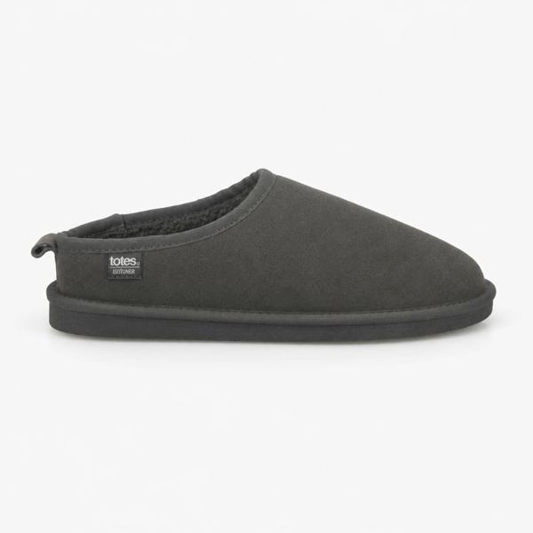 Totes BORG LINED SUEDE Mules Mules   in  Grey
