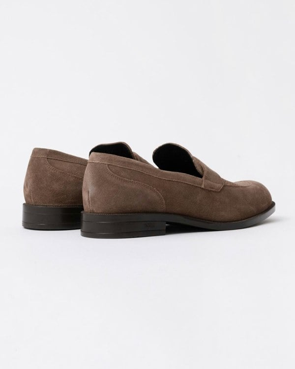 BOSS Orange Tayil Mens Suede Loafers