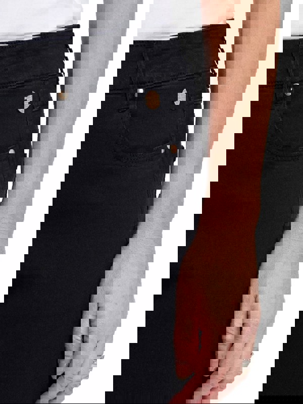 PennyPlain 5 Pocket Jeans - Black Short