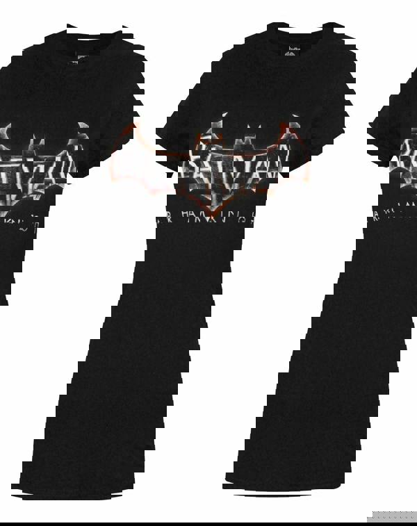 DC Comics Womens Black Batman Logo Short Sleeved T-Shirt