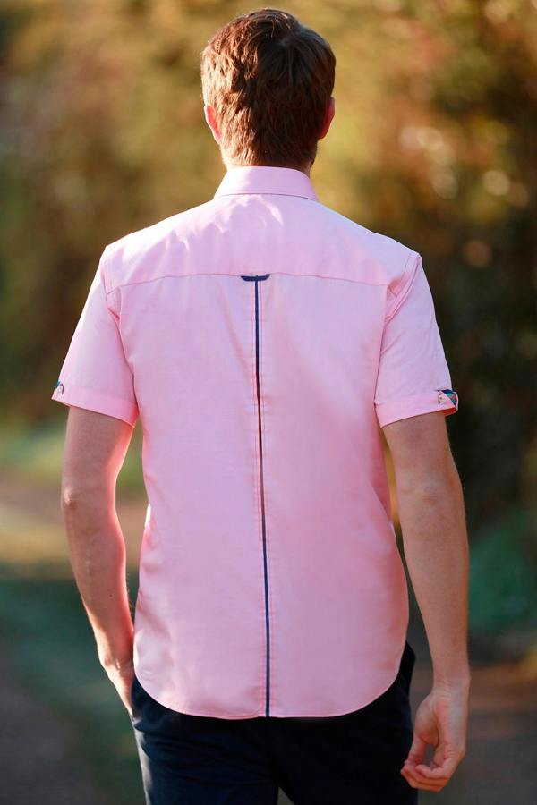 CLASSIC SATIN COTTON SHORT SLEEVE SHIRT PEGASUS EDITION – Premium Men's Patterned Shirt by Claudio Lugli | Bold Design, Tailored Fit, Best Printed Shirts
